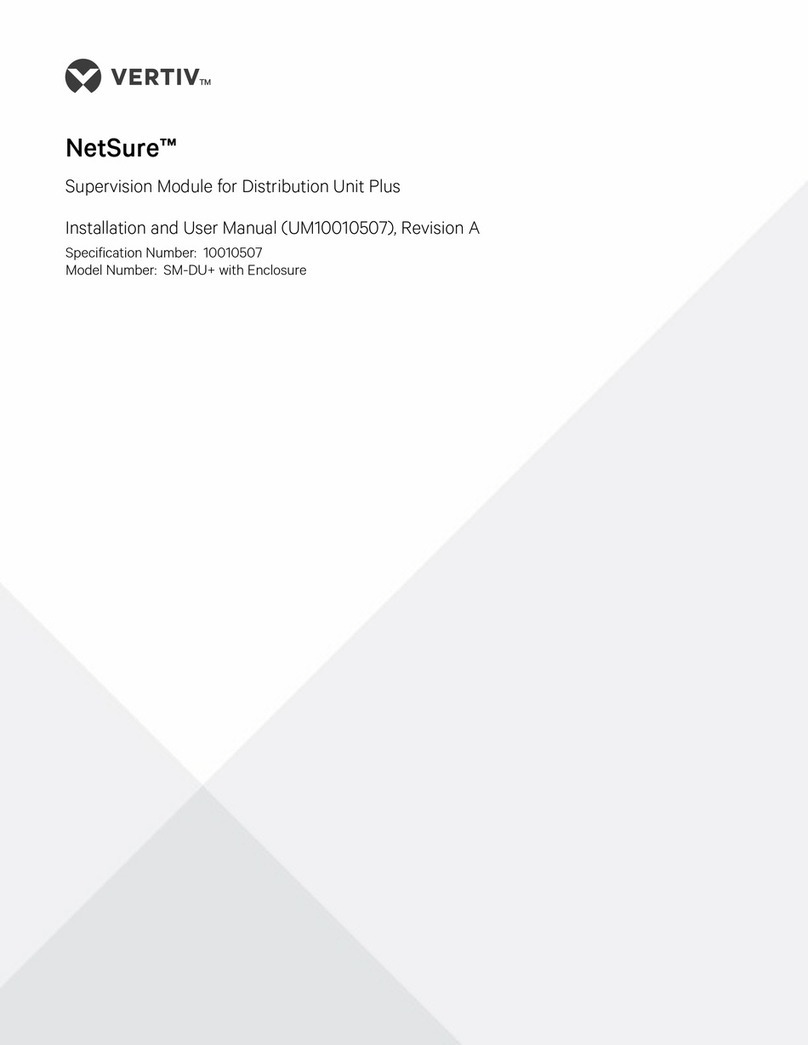 Vertiv Net Sure SM-DU+ User manual