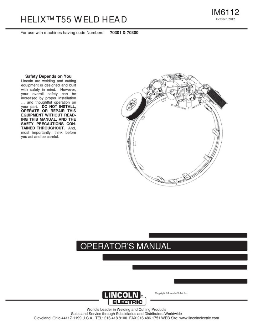 Lincoln Electric HELIX T55 Operator's manual
