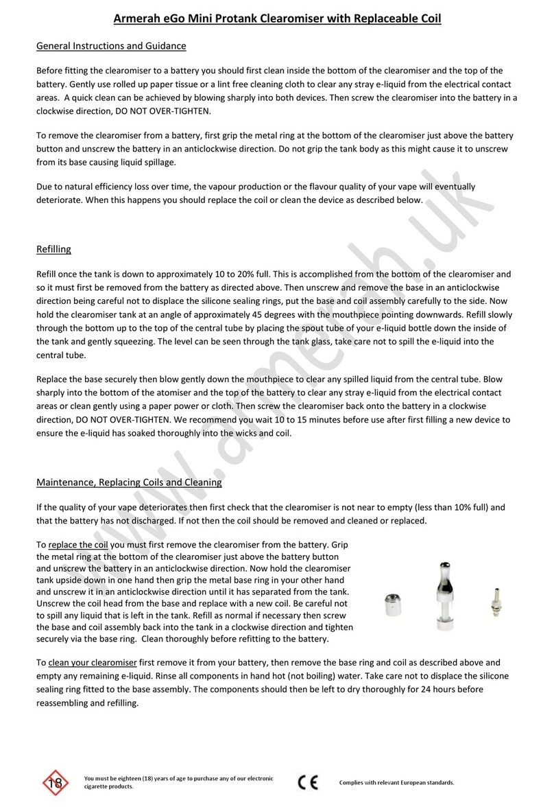 Armerah eGo Mini quick guide