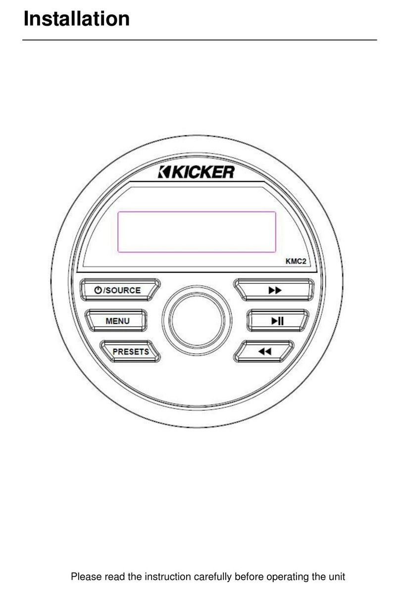 Kicker KMC2 User manual