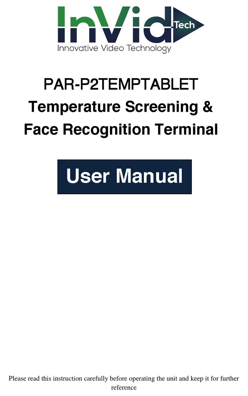 InVid PAR-P2TEMPTABLET user manual