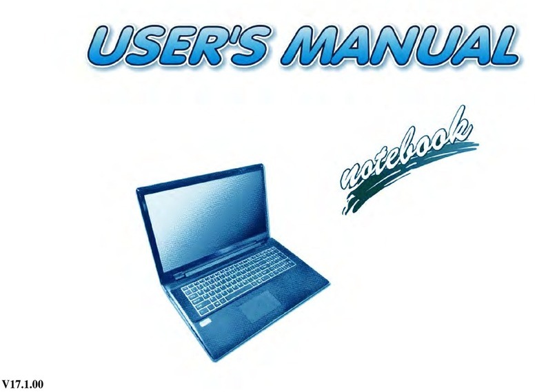 Clevo W950JU User manual