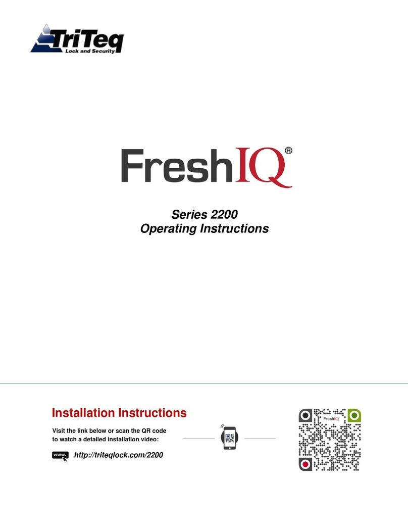 TriTeq FreshIQ 2200 Series User manual