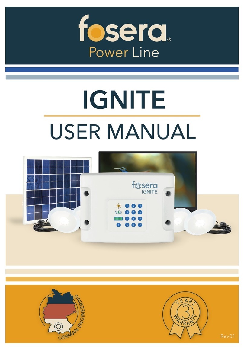 Fosera IGNITE User manual