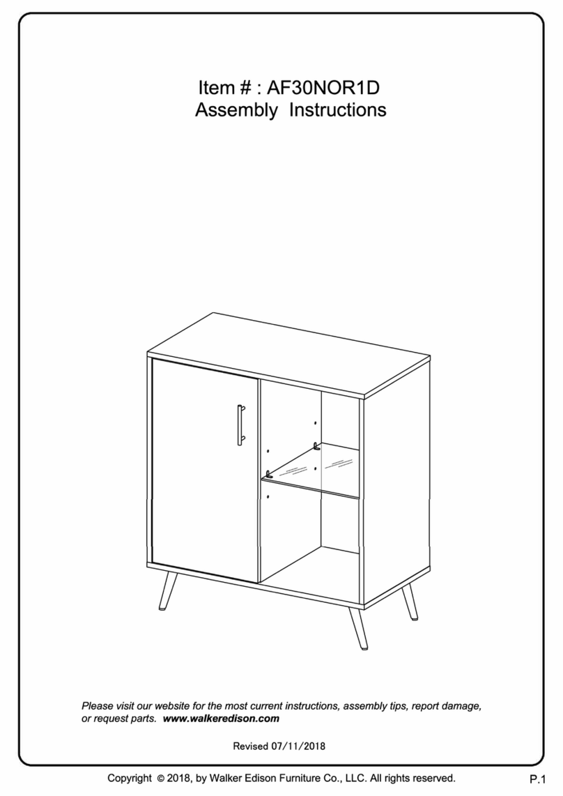 Walker Edison AF30NOR1D User manual Walker Edison AF30NOR1D User manual