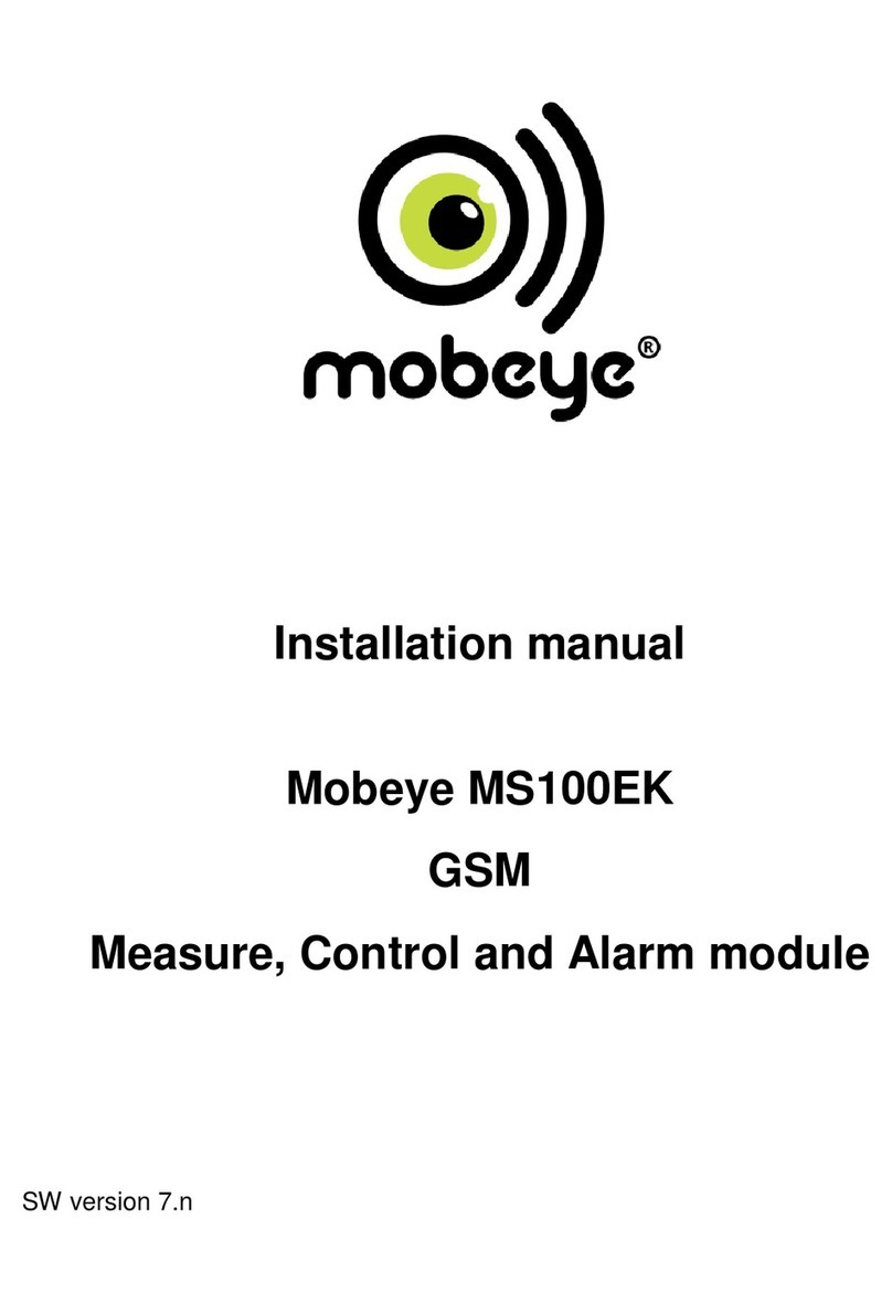 Mobeye MS100EK installation manual