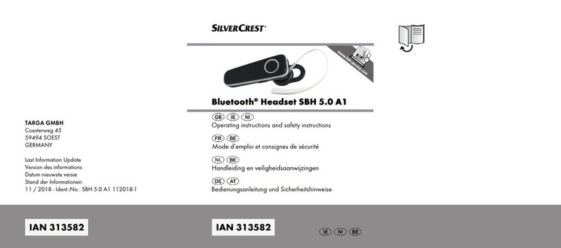 Silvercrest SBH 5.0 A1 operating instructions