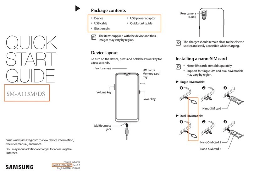 Samsung SM-A115M/DS User manual