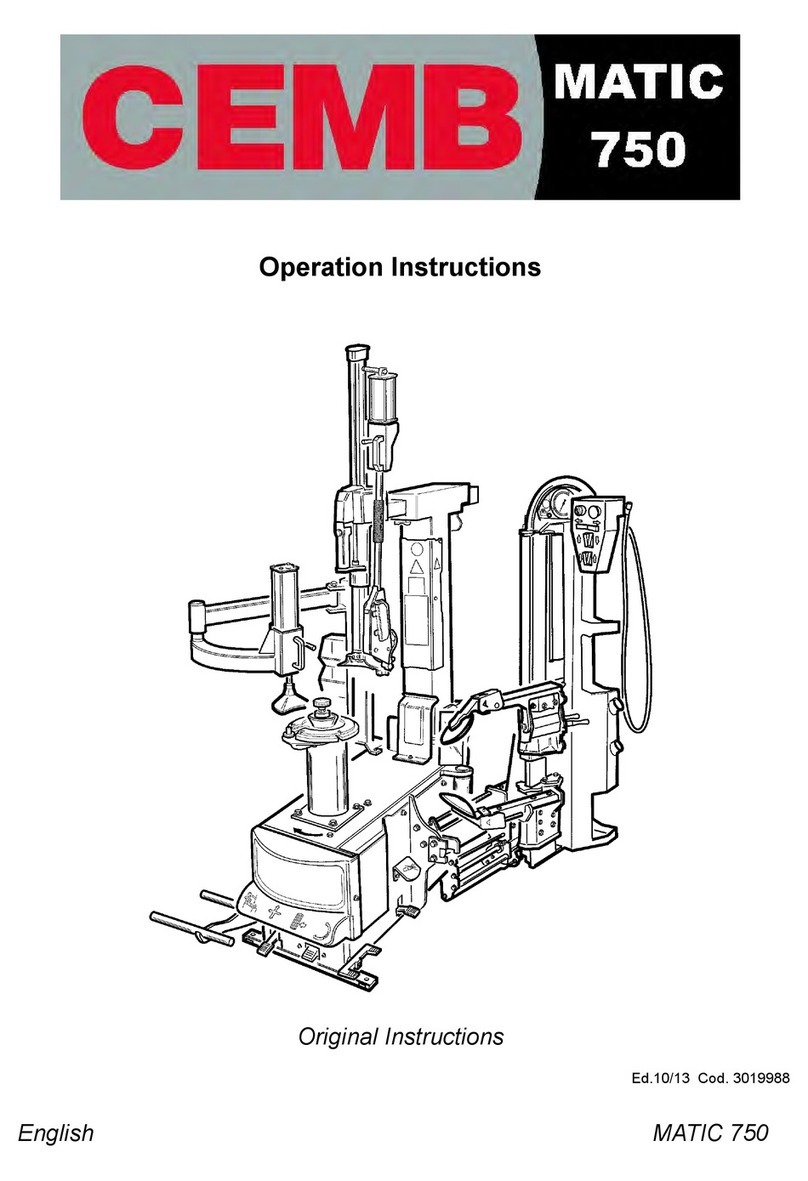 CEMB MATIC 750 Operation instructions