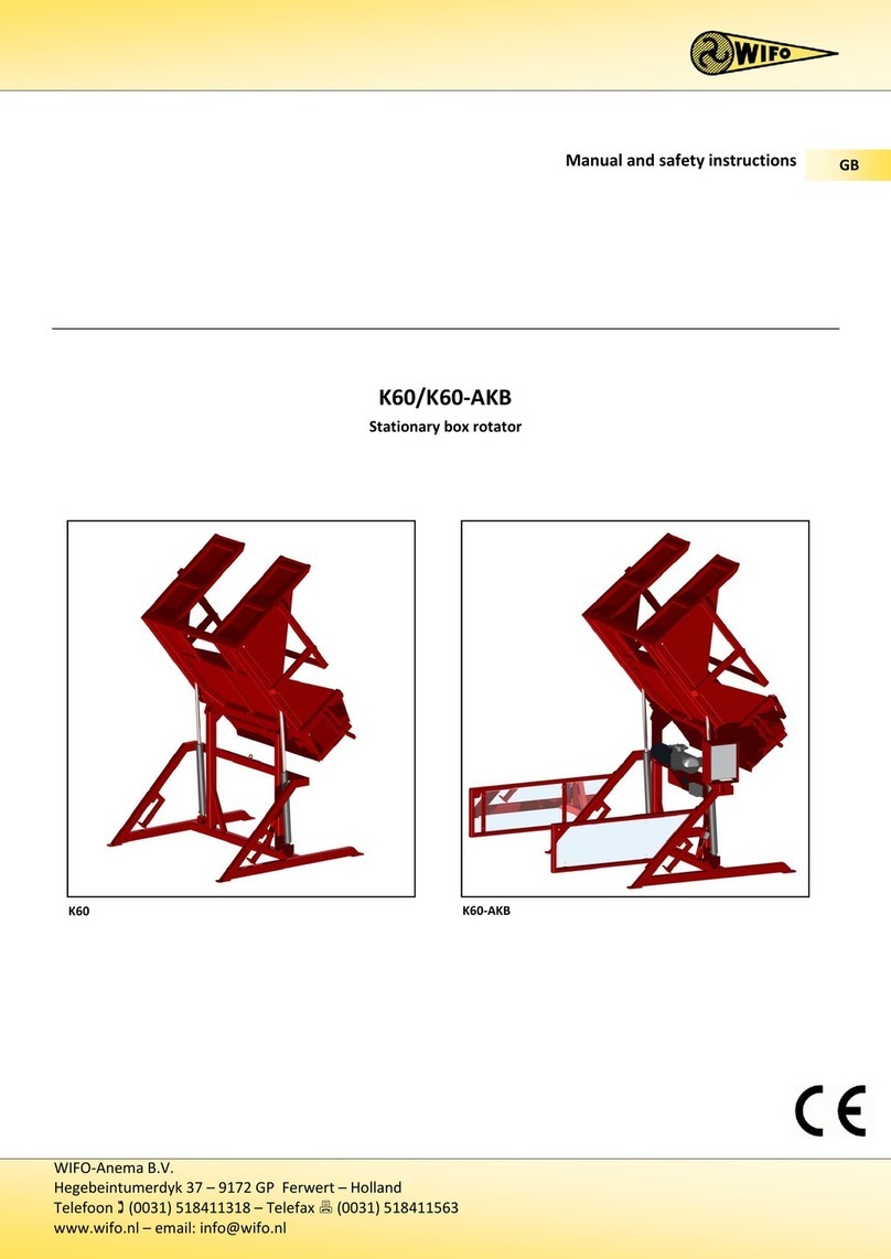 WIFO K60 Manual and safety instructions