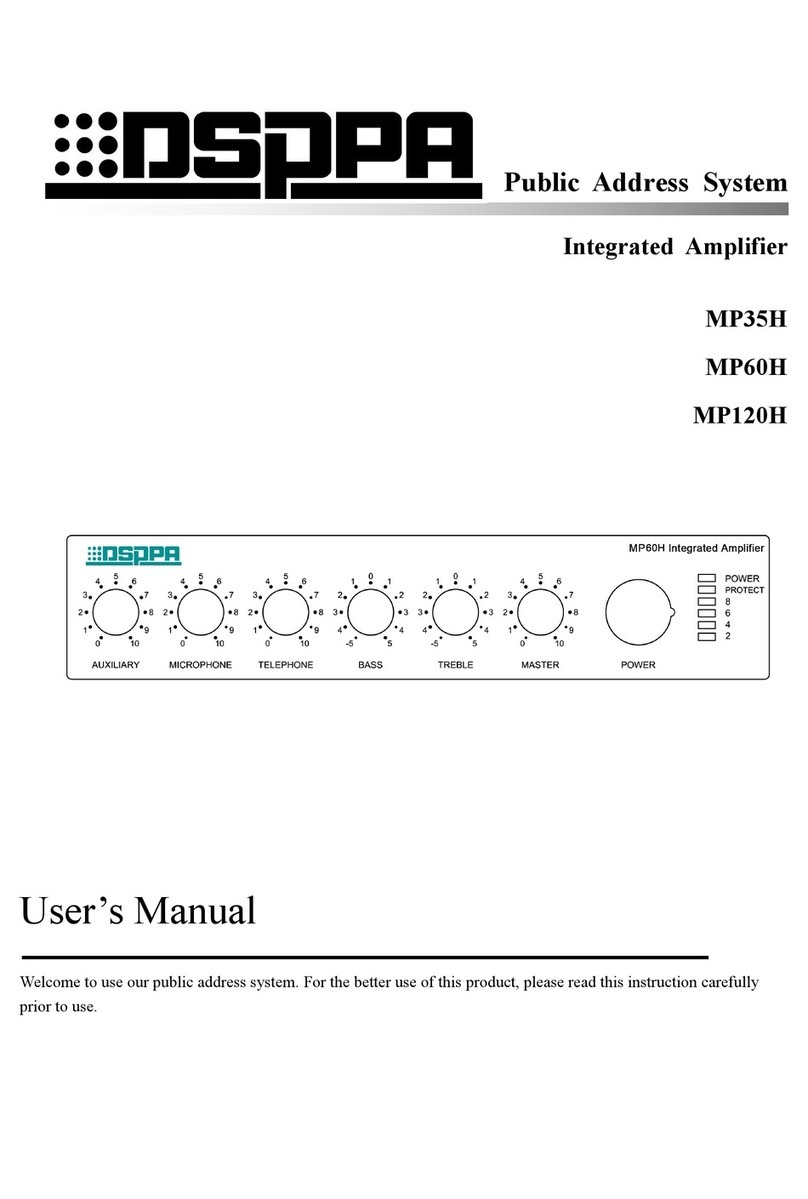 DSPPA MP35H User manual