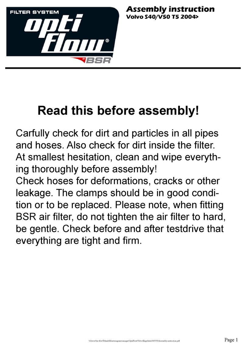 BSR Optiflow Assembly instruction
