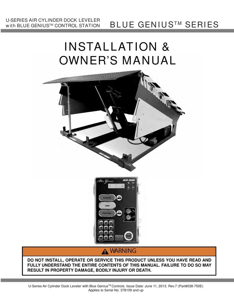 Blue Giant U-Series Installation & owner's manual