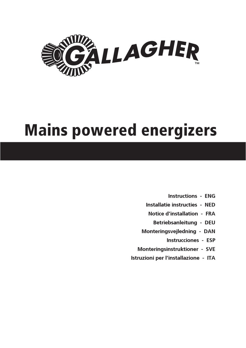 Gallagher 3E0708 Master Series instructions Gallagher 3E0708 Master Series instructions