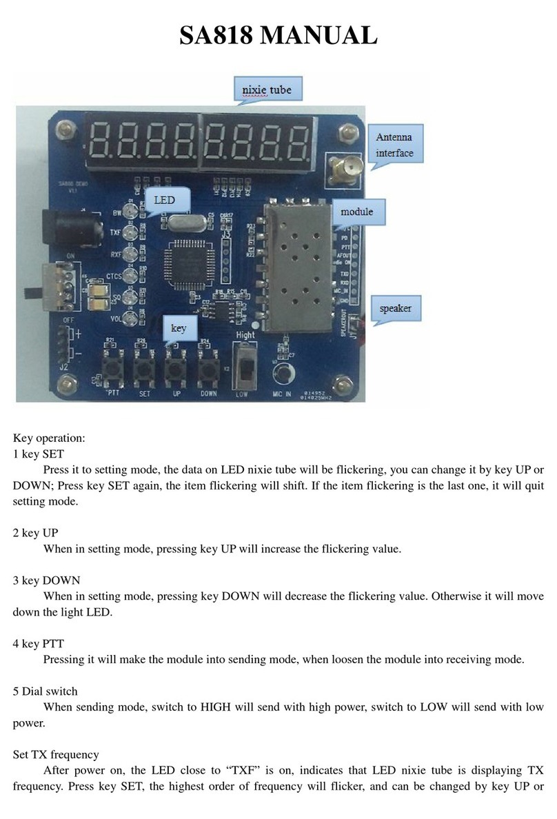 NiceRF SA818 manual