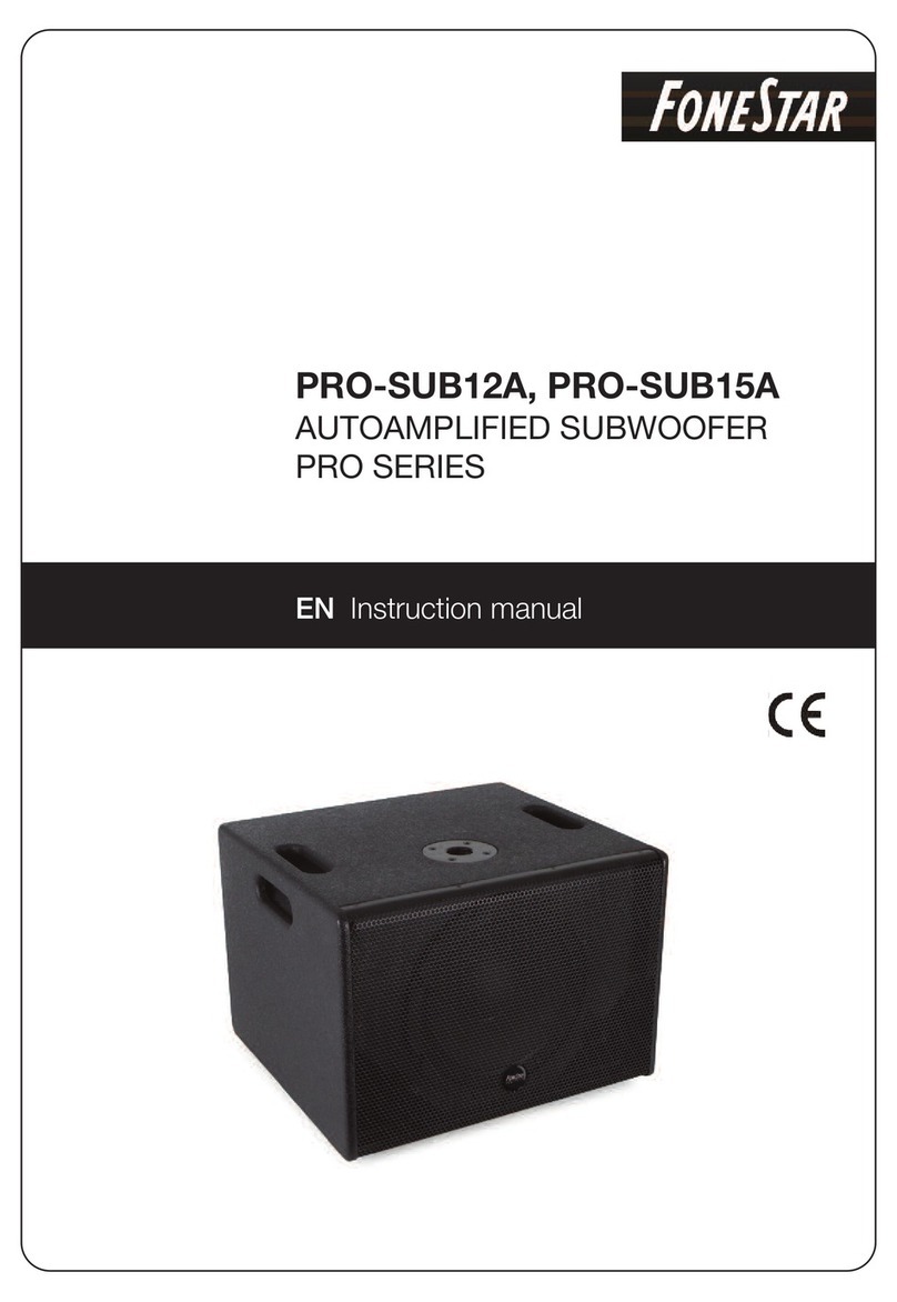 FONESTAR PRO Series instruction manual