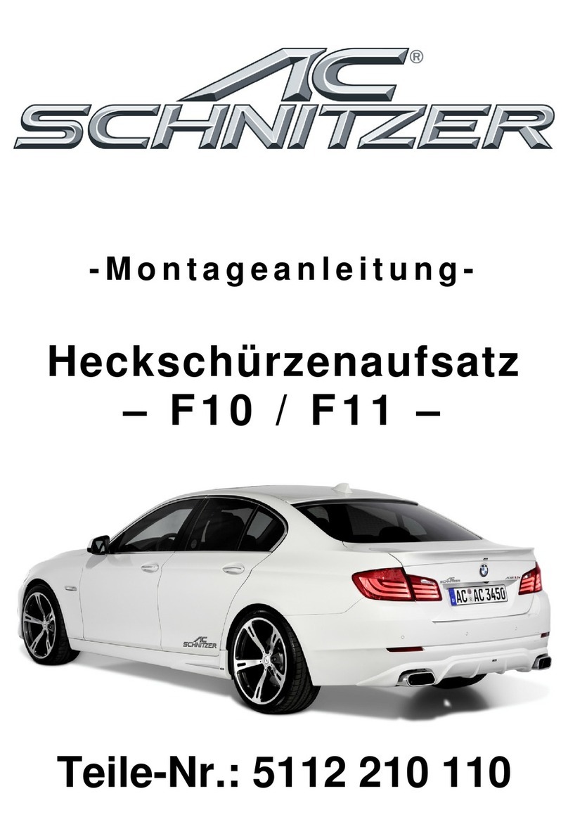 AC Schnitzer 5112 210 110 Fitting instructions