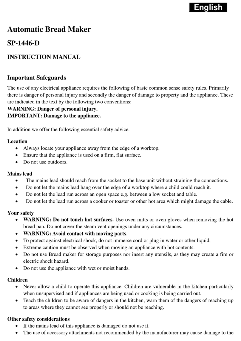 SAPIRHOME SP-1446-D instruction manual