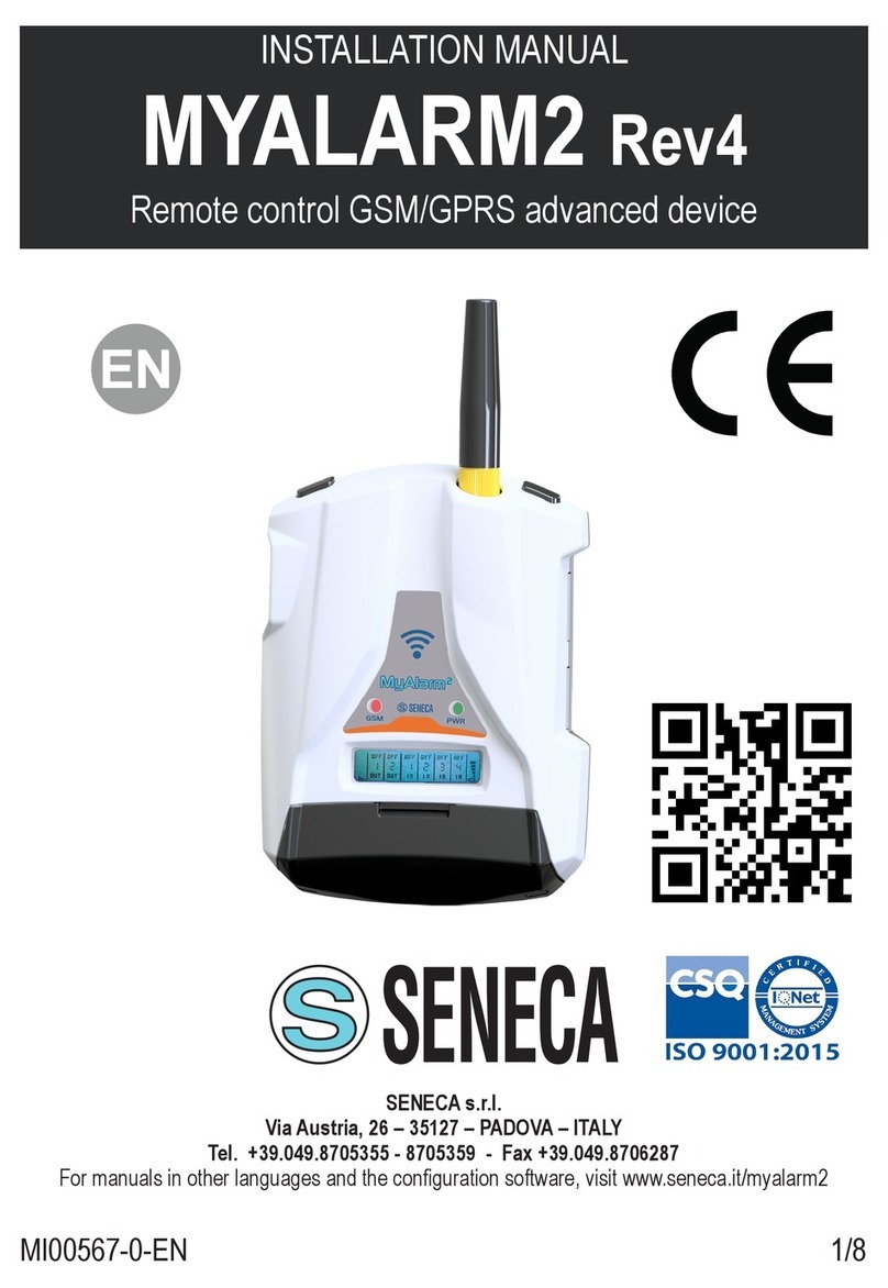 Seneca MyALARM2 User manual