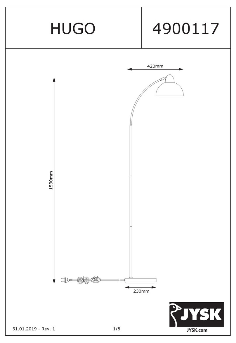 Jysk HUGO manual