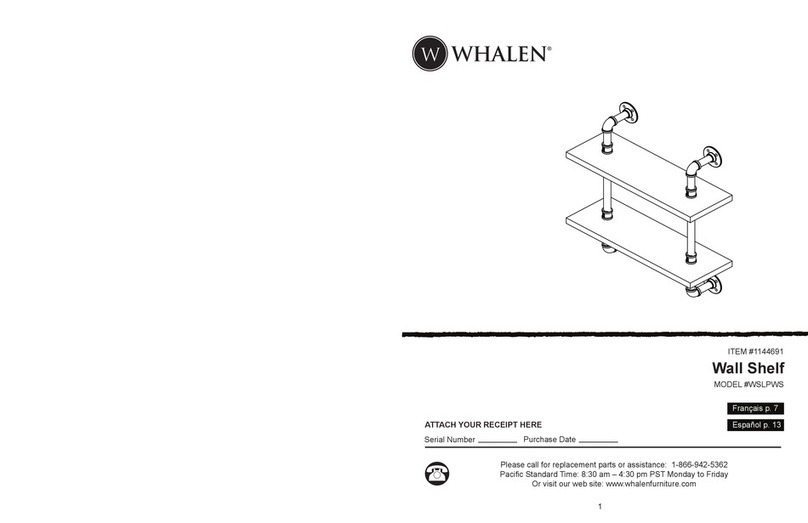 Whalen WSLPWS User manual