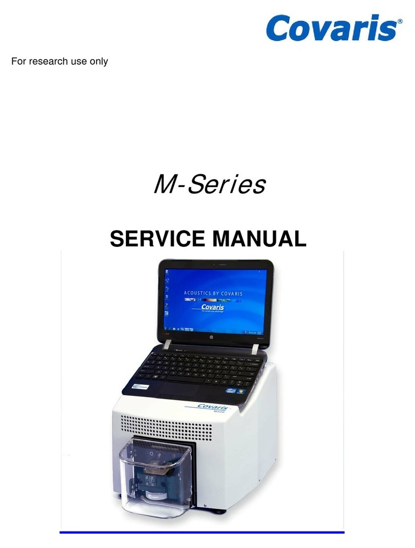 Covaris M Series Service manual Covaris M Series Service manual
