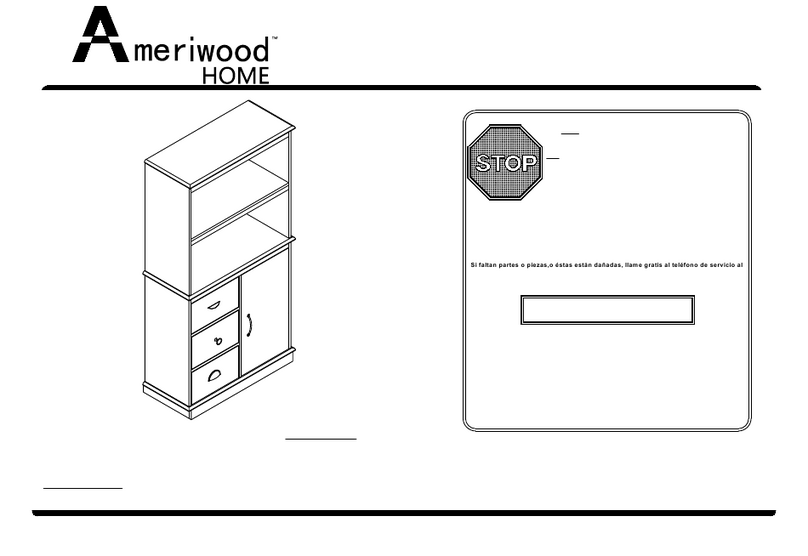 Ameriwood HOME 9634196PCOM Assembly instructions