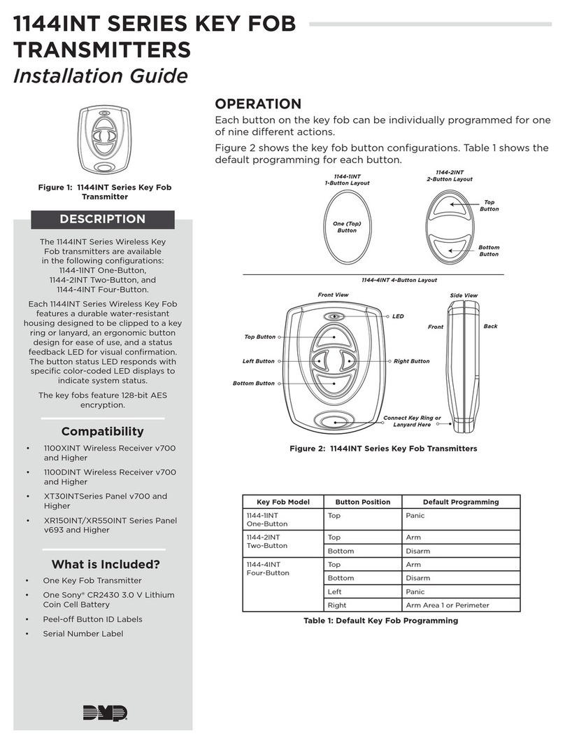 DMP Electronics 1144INT Series installation guide