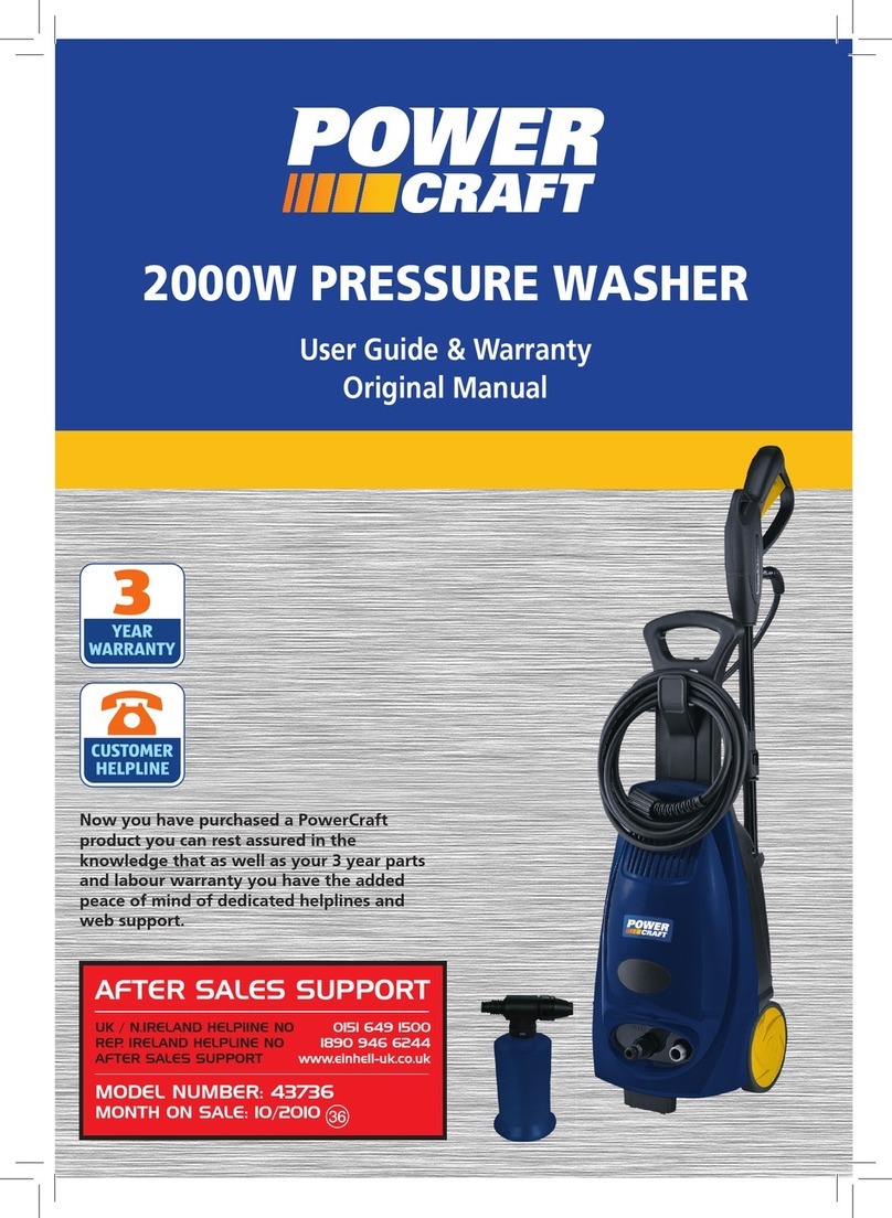Power Craft PCPW 135 User guide & warranty