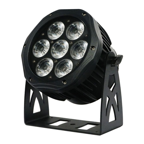 FOS Technologies FOS PAR 7x15 6 in 1 User manual