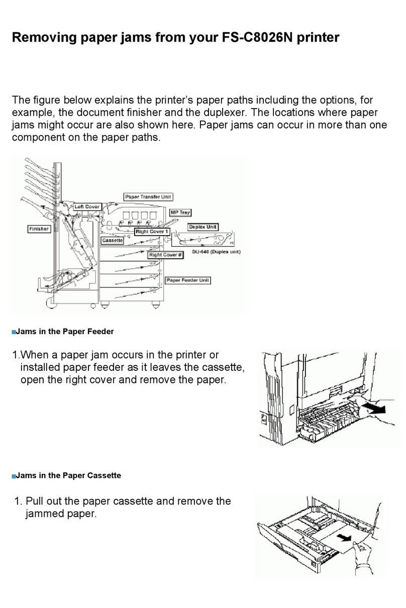 Kyocera FS-C8026N Operating instructions