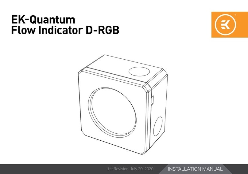 ekwb EK-Quantum Flow Indicator D-RGB User manual