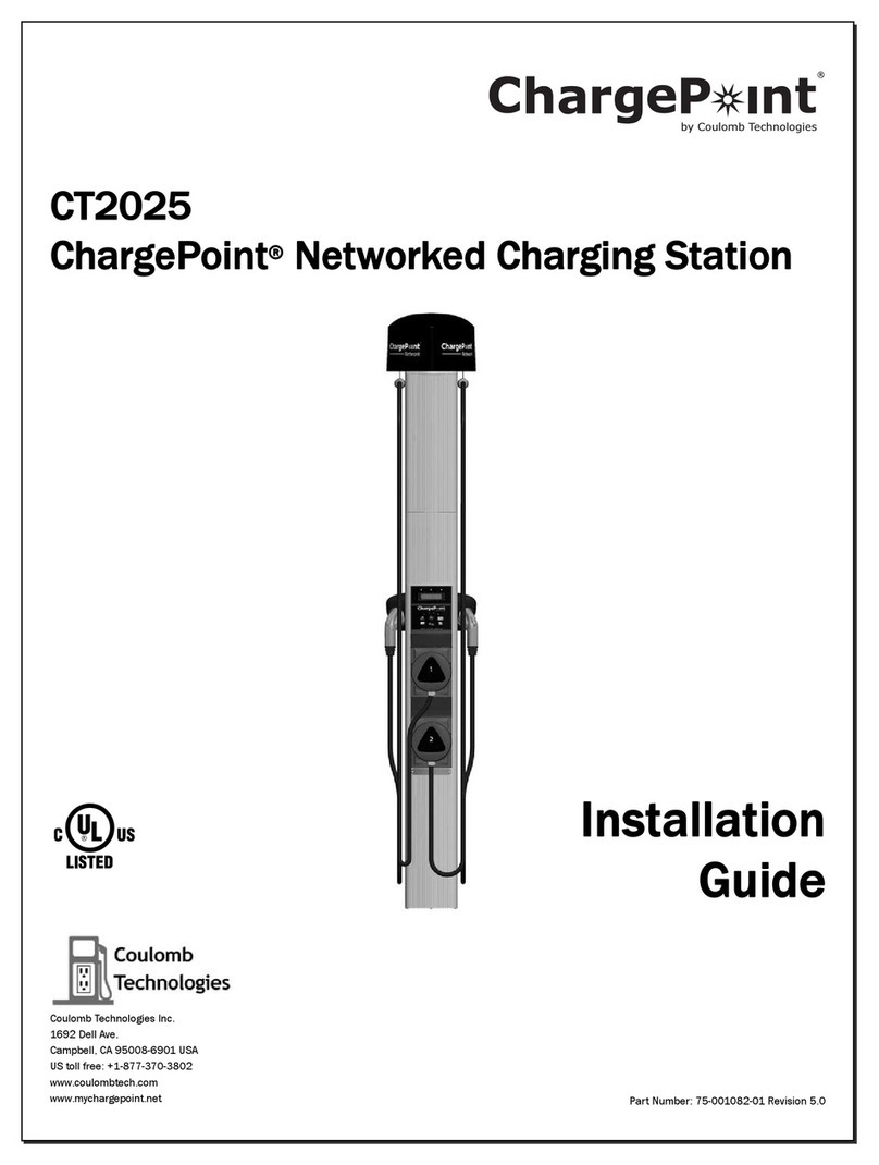 Coulomb Technologies ChargePoint CT2025 installation guide