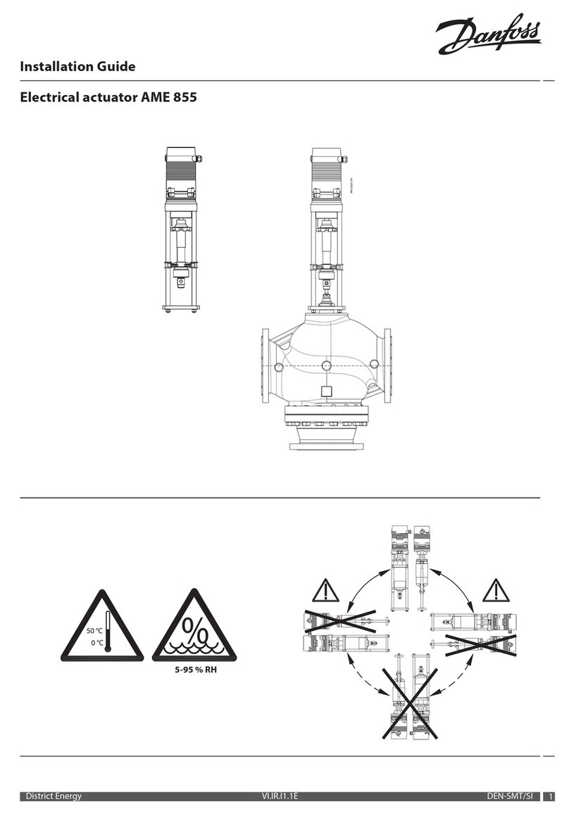 Danfoss AME 855 User manual