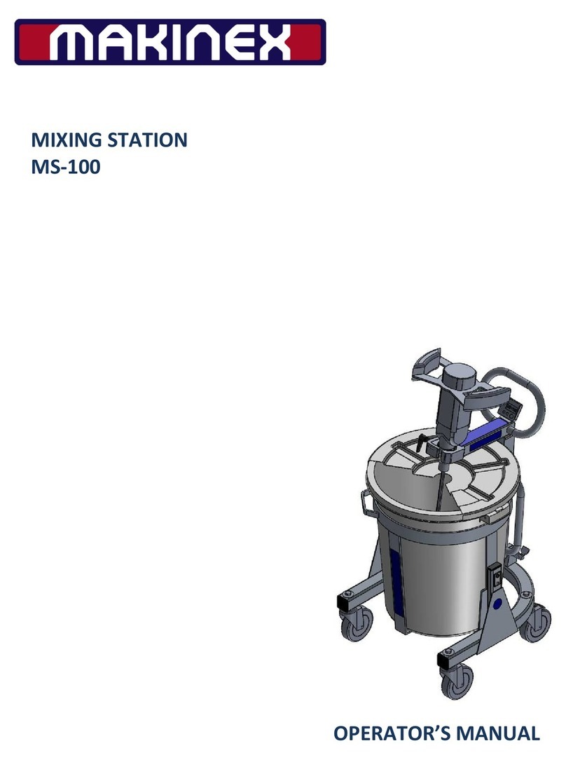 MAKINEX MS-100 Operator's manual