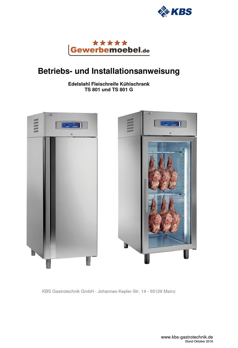 KBS TS 801 Use, maintenance and installation manual