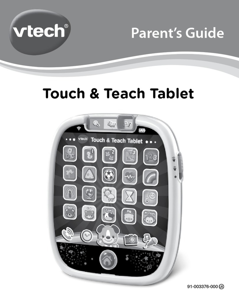 V-tech Touch & Teach Tablet Parents' guide