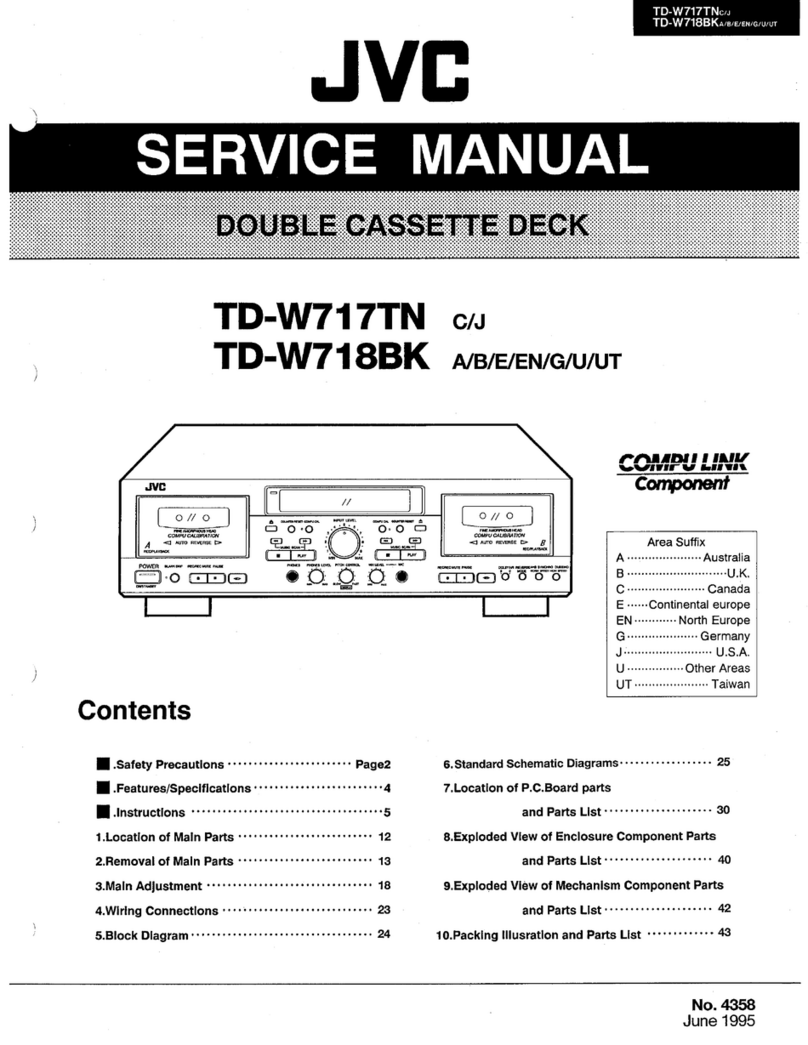 JVC TD-W717TN User manual