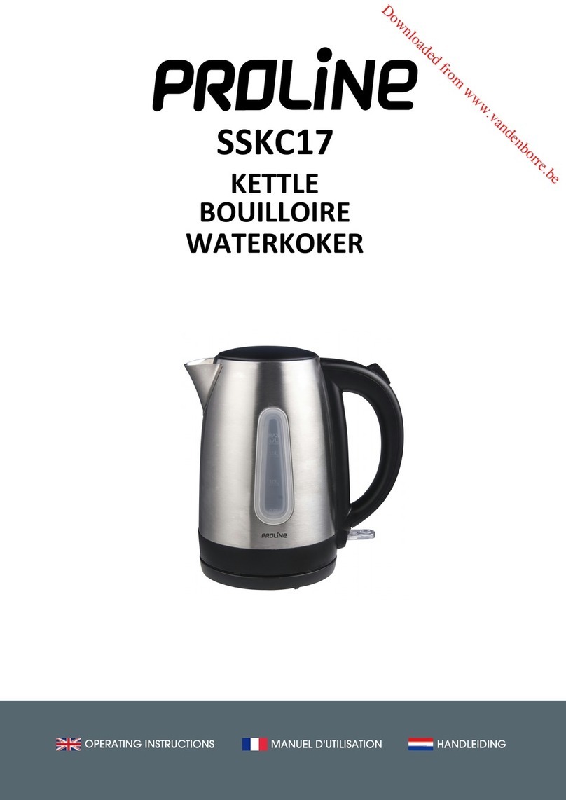 Proline SSKC17 User manual Proline SSKC17 User manual