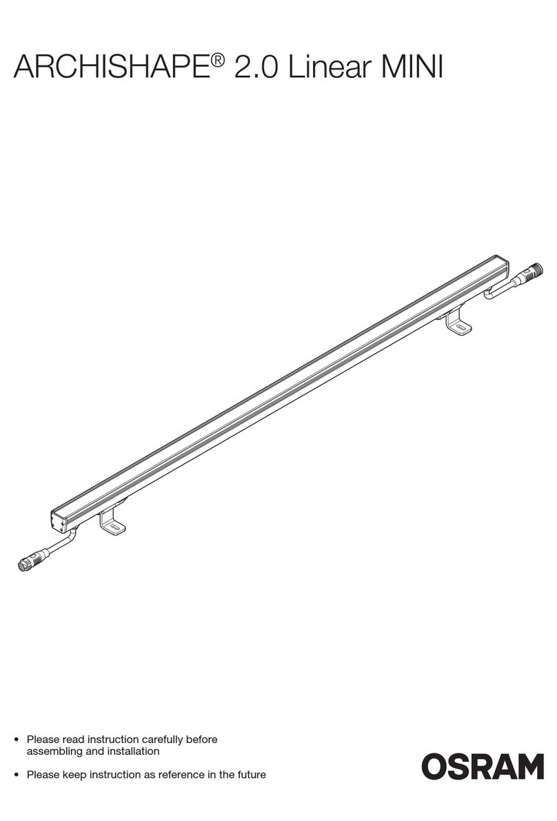 Osram ARCHISHAPE 2.0 Linear MINI User manual