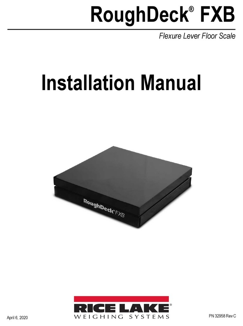 Rice Lake RoughDeck FXB User manual