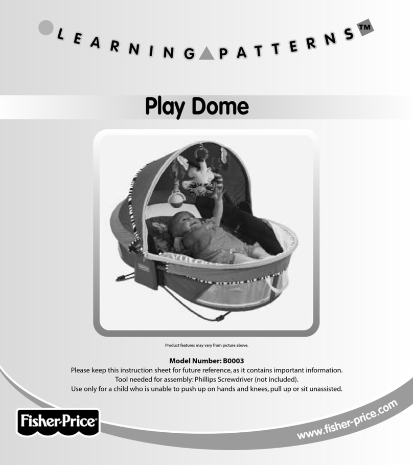 Fisher-Price LEARNING PATTERNS Play Dome instruction sheet