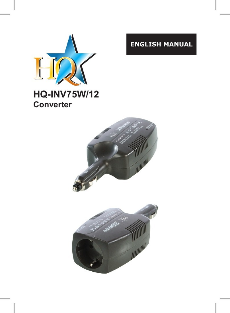 HQ HQ-INV75W/12 English Manual