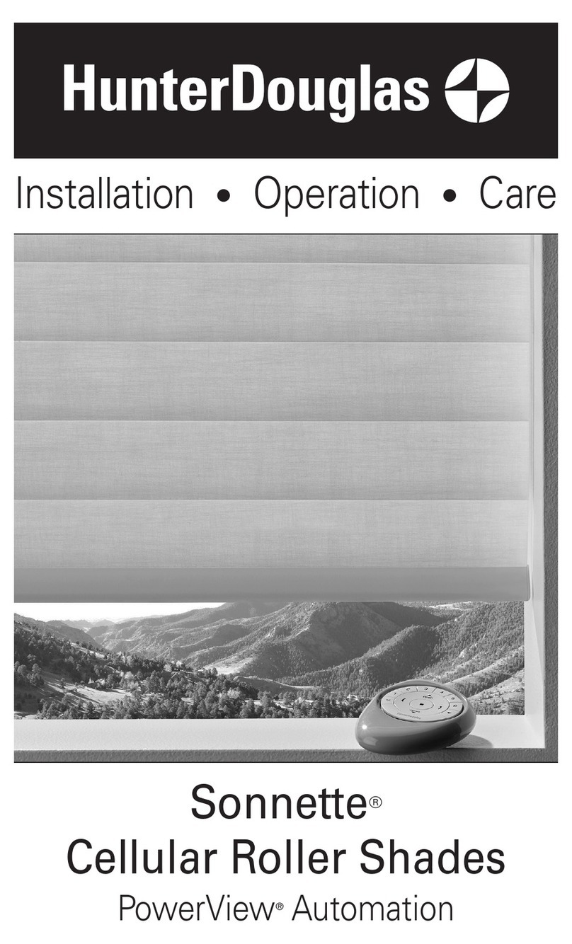 HunterDouglas Sonnette PowerView Automation Parts list manual HunterDouglas Sonnette PowerView Automation Parts list manual