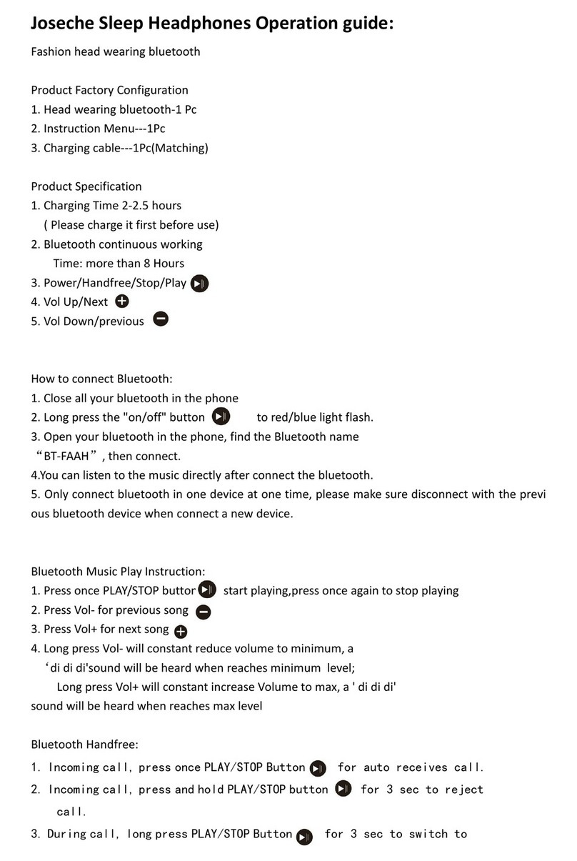 Joseche Sleep Operation guide