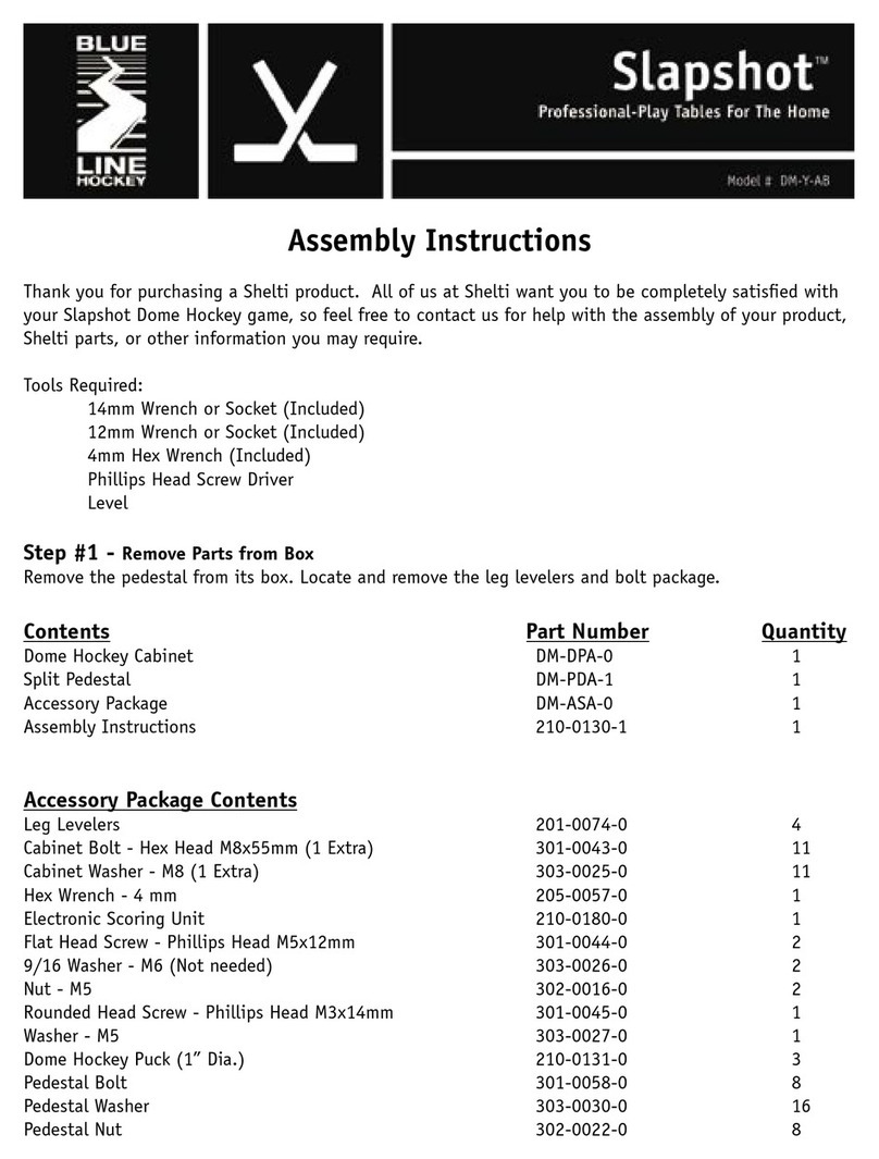 Shelti Slapshot Assembly instructions Shelti Slapshot Assembly instructions