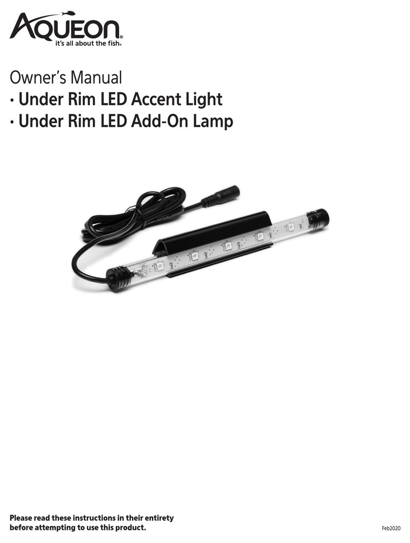 Aqueon Under Rim LED Accent Light owner's manual