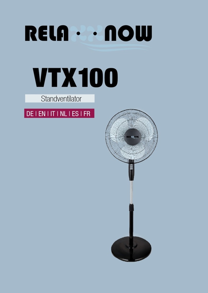 Relaxxnow VTX100 user manual