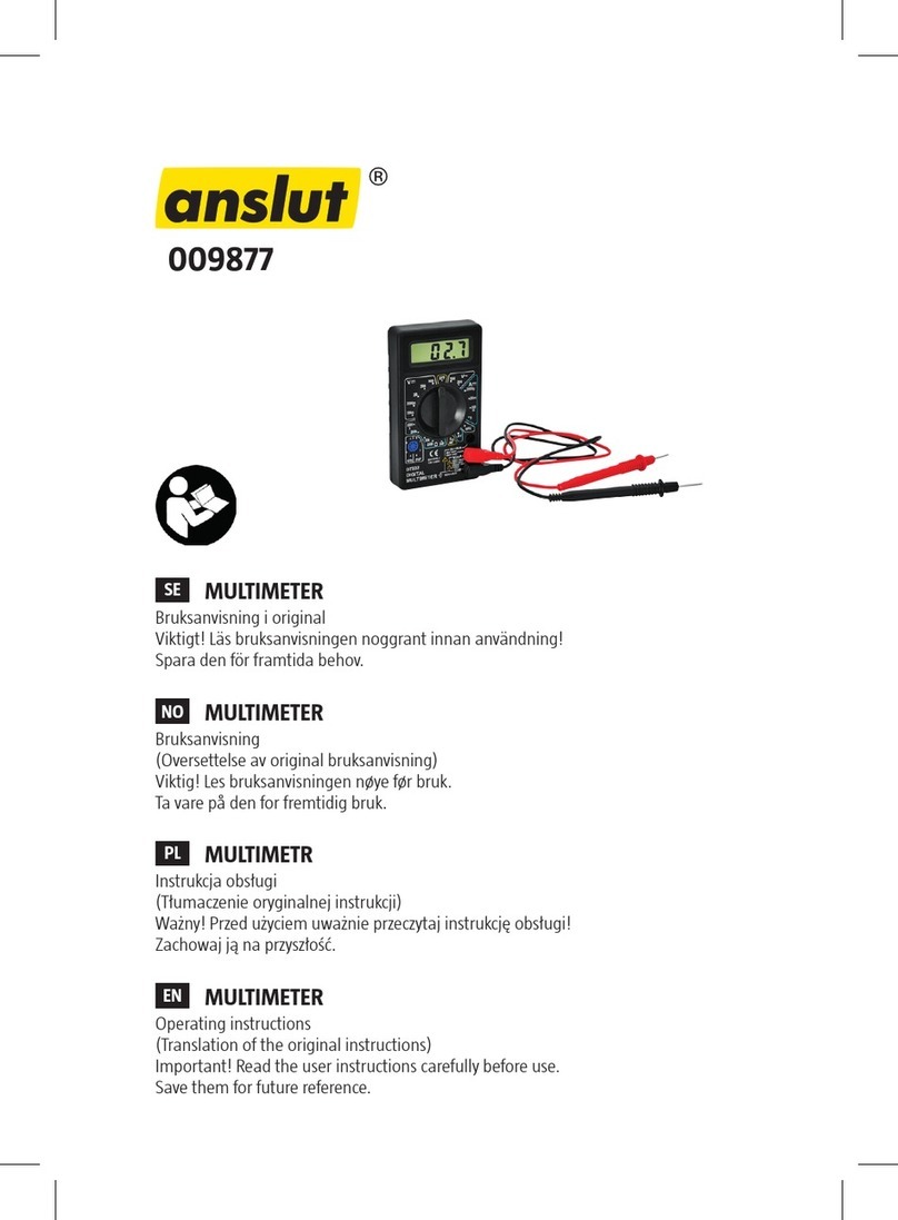 Anslut 009877 operating instructions