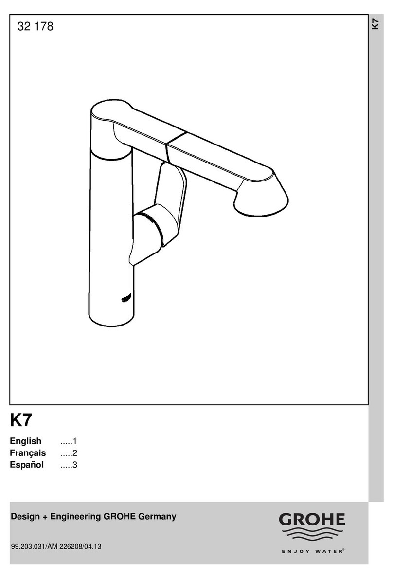 Grohe K7 32 178 installation instructions Grohe K7 32 178 installation instructions